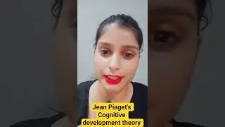 jean Piaget's theory of psychology|| 4 stages of Cognitive development #ugcnetpsychology #learning