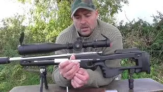 Cleaning the Cz .17 HMR with my home made Bore guide.