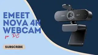 EMEET NOVA 4K Webcam &ndash; Ultra HD Video for Business & Streaming!