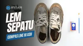 SEPATU COMPASS LINEN ASH SOLNYA JEBOL !