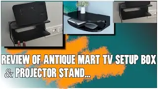 Обзор настенной полки из дерева и корпуса для телевизора ANTIQUE MART.