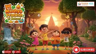 Ep. 8 | Madhya Pradesh Ki Kahani 🐯 | Jazy Taara Adventure | Fun + Learning Story for Kids