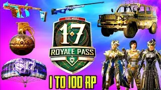 Session  17 Royal pass RP 1 to 100 || Op level ||pubg mobile||