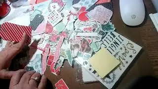 Making a Christmas card using Spellbinders card kit of the month November 2020