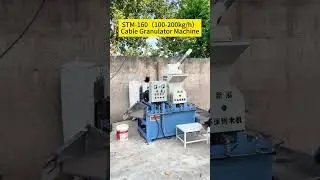 Capacity: 100-200kg/h Copper Cable Granulator Recycling Machine