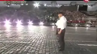 At Russia Parade Zorba The Greek