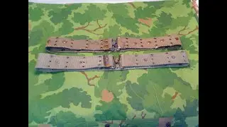 USMC Vietnam M-1961/ M61 pistol belt variants review
