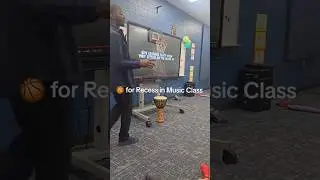 Shooting 🏀 for Recess in Music Class LOL