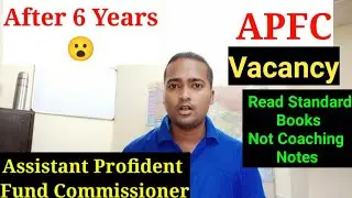 APFC Notification 2021 || APFC Vacancy 2021 || Apfc Recruitment 2021 || Apfc Syllabus 2021