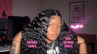 HOW I DEFINE MY CURLY WIGS 💞 | Mini Amazon Wig Review + Product Revealing 🎀