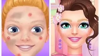 Fun Makeup Games Cartoon Video for Kids - Princess Makeup Adventure!