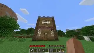 Building my house in old minecraft