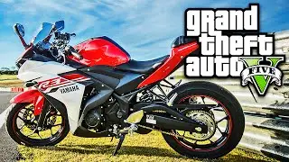 GTA V Fuga da Policia de Yamaha R3