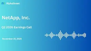 NTAP Stock | NetApp Inc Q2 2026 Earnings Call