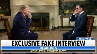 Stephen Colbert's Interview Of Fox News' Interview Of President Trump