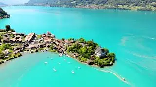 Lake Brienz | Iseltwald | Switzerland | 4K Drone Footage