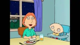 Stewie's sarcastic laugh