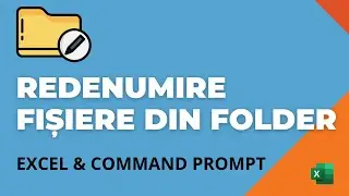 Cum redenumesc toate fisierele dintr-un folder