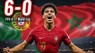🇵🇹 Portugal 6-0 Morocco 🇲🇦 HIGHLIGHTS | Jose Neto Masterclass & ALL GOALS | FIFA U-17 World Cup 2025