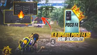 3.9 Update Poco F4 Bgmi Sensitivity & Control🔥 Poco F4 Pubg Test 2025