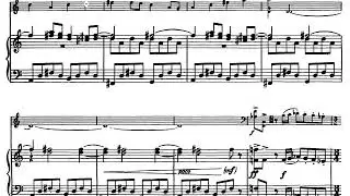 Lukas Foss - Capriccio for Cello and Piano (1948) [Score-Video]