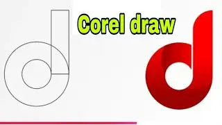 Modern D Letter Logo Design |CoreldrawTutorials | Design Tutorials |