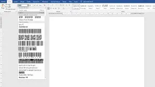 Código de Barra y QR en Word │ Agregar Fuente o Tipo de Letra, Código QR y de Barra