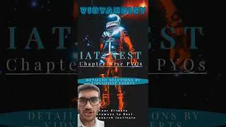 VidyaHeist IAT+ NEST PYQ Book #nest #iat2026 #iisc #iiseradmission