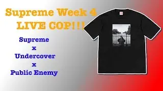 Copping the Supreme White House Tee!! | Supreme SS18 Live Cop | Week 4