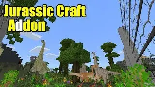 Jurassic Craft Addon | Minecraft PE Gameplay Walkthrough
