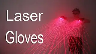 2 in 1 New High Quality Red Laser Gloves，LED laser gloves For LED luminous costume stage show