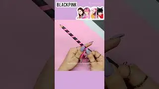 Blackpink pen decoration idea | DIY Blackpink pen | How to make Blackpink pen at home #shorts #blink