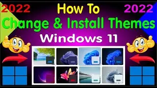 How to Change & Install New Themes in Windows 11 | How To Change Your Theme Windows 11 graphic qaswa