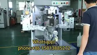 Thermal transfer printer round flat glass bottle heat transfer machine