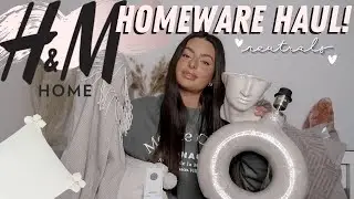 HUGE H&M NEUTRALS HOMEWARE HAUL & a few clothing items &middot; NEW IN! | Emily Philpott