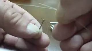 Tek misina üzerinde Gezer iğne nasıl yapılır