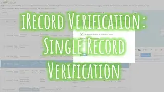 iRecord Verification: Single Record Verification