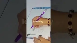 9 November Iqbal day drawing|easy drawing 💫🦅👌#shortsviral #art #cuteartsmehr