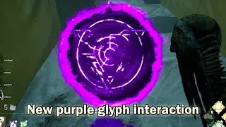 NEW Purple Glyph Interaction DBD