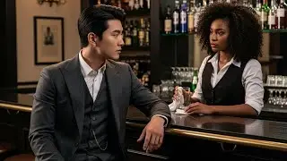 Korean Billionaire CEO Ignored Over 50 Models, And Froze When He Saw The Black Bartender - Their