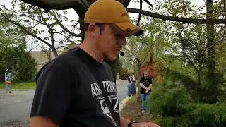Damon Preaching at the Back Alley Abortion Clinic Greensboro North Carolina