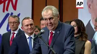 Incumbent Zeman wins Czech presidential election