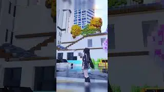 Step Inside Honami City Minecraft Recreated #minecraft #wutheringwaves #shorts