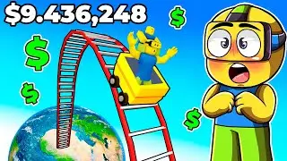HE CREADO MI PROPIA MONTAÑA RUSA EXTREMA 🎢⚠️ en Roblox