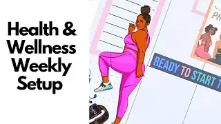 Health & Wellness Planner ||Vertical Weekly Setup || featuring Goldmine & Coco