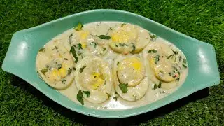 Butter Garlic Eggs Recipe.Garlic Egg Butter .Low in calories and high protien meal.