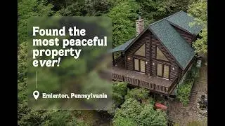 Peaceful 20-Acre Log Cabin Tour | Emlenton, Pennsylvania Real Estate Showcase
