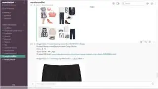 WarehouseBot in slack