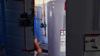 Central Water Heater install #sorts #video #viral