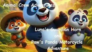 Animal Crew Adventures - Luna's Guardian Horn and Paw's Panda Motorcycle Adventure